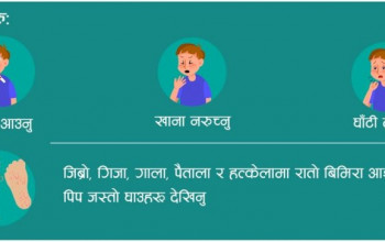 बालबालिकामा देखिएकाे हात, पैताला तथा मुखकाे राेग के हाे, कसरी सर्छ?