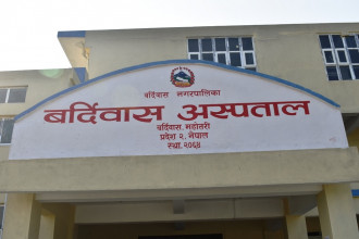 बर्दिबास अस्पतालमा श्वासप्रश्वासका बिरामी बढे