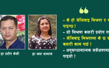 कोरोना महामारी: जडिबुटीको मिश्रण ‘जेजिवाइ’को सेवन लाभदायी