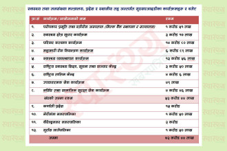 यी हुन् सरकारी संयन्त्र अन्तर्गत युएसएआडीको सहयोग रहेका स्वास्थ्यका कार्यक्रम